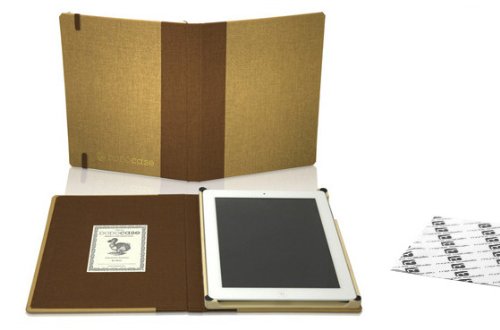 DODOcase Spring Summer Sand/Earth - mit Kameraloch - für iPad3 und iPad2 - Edition: monte costello - Farbe: Sandfarben/Braun