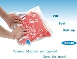 8 PACKs Roll Up Travel Storage Bags Space Saver On Sales