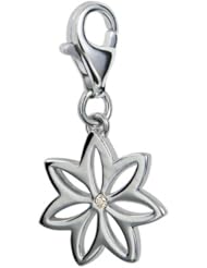 Hot Diamonds Flora Charm, Sterling Silver