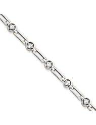 14k White Gold AA Diamond tennis bracelet