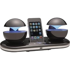 Speakal iCrystal iPod Stereo Docking Station (ICRYSTAL-BLK-01)