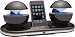 Speakal iCrystal Stereo iPod Docking Station with 2 Speakers (Black)