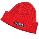Principe di Salina Red Ribbed Pure Cashmere Skull Cap