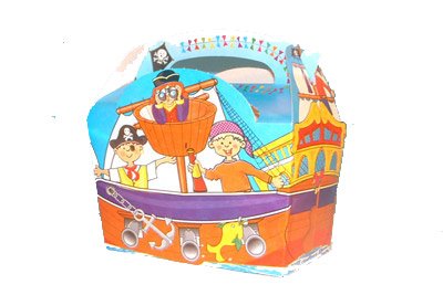 Childrens Toyshop  Toys : 30 X Pirate design party food box