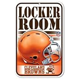 NFL Cleveland Browns 11-by-17-Inch Locker Room Sign