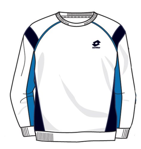 Lotto Sweatshirt Race, Herren, white/dark navy