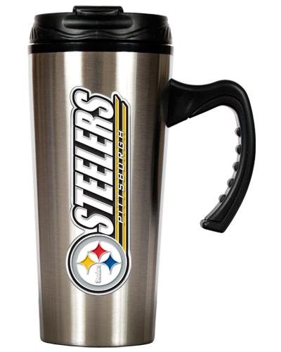 NFL Pittsburgh Steelers 16-Ounce Stainless Steel Travel Mug