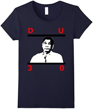 Women's Rodrigo Duterte t-shirt Small Navy