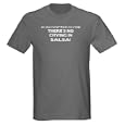 There's No Crying Salsa Funny Dark T-Shirt'