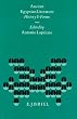 Probleme Der Dgyptologie, Ancient Egyptian Literature: History and Forms (Lo Scaffale)