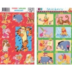 Winnie the Pooh Stickers (2 Sheets, European Import) by