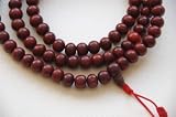 Tibetan Buddhist Rose Wood Mala for Meditation