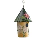 Birdhouse Garden Decor Pink Flower - Regal Art #A557
