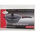 SAUTEUSE FACON PIERRE EN FONTE D'ALUMINIUM 24 CM - PRADEL EXCELLENCE 52391M