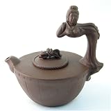 Yixing Purple Clay Red Stoneware Teapot with Decorated a Ancient Lady  from SMS GIFT COLLECTION