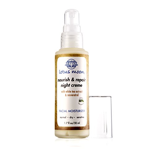 Lotus Moon Nourish and Repair Night Crème - A rapidly absorbing facial moisturizer to protect skin and reveal a healthy glow Lotus Moon Nourish and Repair Night Crème - A rapidly absorbing facial moisturizer to protect skin and reveal a healthy glow