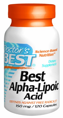Doctor's Best Best Alpha-Lipoic Acid (150 Mg) Capsules - 120-Count