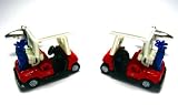 Golf Cart Diecast Cufflinks with Gift Box