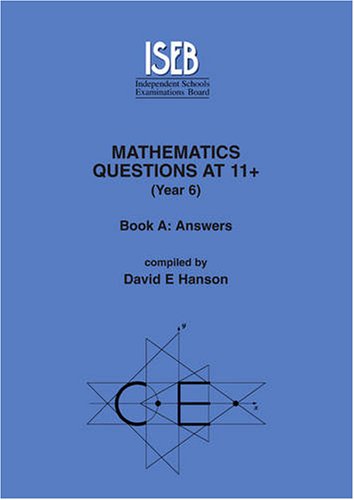 mathematics questions at 11 year 6 answers bk a practice exercises at 11 13 