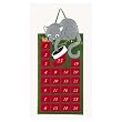 12 Inch x 25 Inch Pet Themed Christmas Countdown Calendar 12 Inch x 25 Inch Pet Themed Christmas Countdown Calendar