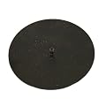 BLACK METAL CANDLE HOLDER/PLATE 10CM - SET OF 2