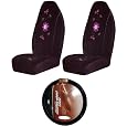 Bucket Seat Covers & Steering Wheel Cover - Whimsy Dragonfly Kit