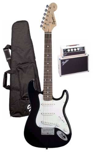 Fender Squier Childrens Electric Guitar Package - Black