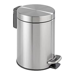 Wenko 18443100 Treteimer Easy Close - Absenkautomatik, Anti-Fingerprint, Edelstahl matt, rostfrei, 3 Liter, � 17 x 25 cm