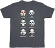 Batman Dark Knight Goon Clown Masks Gray T-shirt Tee