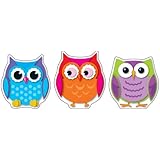 Carson Dellosa Colorful Owls Cut-Outs (120107)