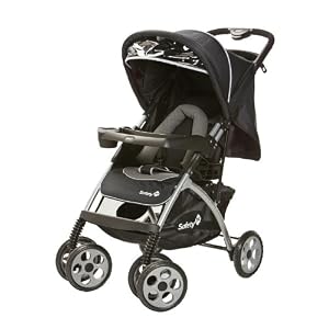 Safety 1st 11652950 - Trendideal Reisesystem mit Sonnenschutz, Regenverdeck und Adapter für alle Maxi-Cosi Babyschalen, Farbe: schwarz