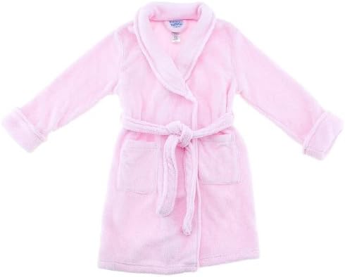 Pink Plush Bath Robe for Toddlers and Girls