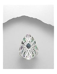 Shell Ring In 92.5 Sterling Silver