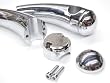 Motorcycle 4.5 inch Chrome Billet Handlebar Hand Bar Risers Riser Custom Billet Chrome HONDA YAMAHA KAWASAKI SUZUKI HARLEY DAVIDSON CRUISERS CHOPPERS HOGS Metric Motorcycle Bikes