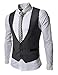 (TLV1) TheLees Mens Business Slim fit 3 Button Vest Waist Coat