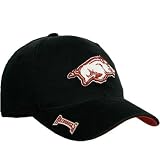 adidas Arkansas Razorbacks Black Quarterback Slope Hat