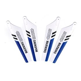 Replacement Set of Main Rotor Blades for Syma S107 RC Helicopter BLUE