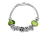 Zable(tm) Sterling Silver Celtic Theme Bracelet with 7 Beads