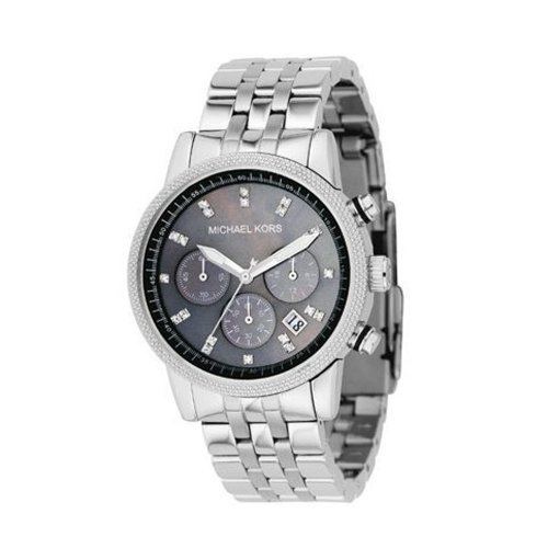 Michael Kors Bracelet Black Mother-of-Pearl Dial Women's Watch #MK5021