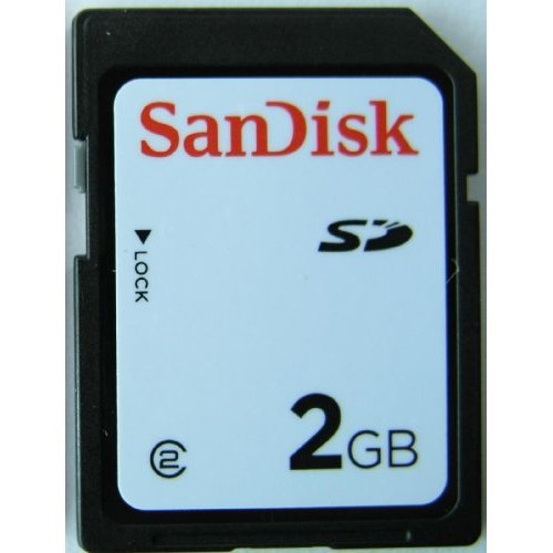 SanDisk 2GB SD Memory Card (SDSDB-2048, Bulk Package)