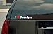 I Love Jocelyn Vinyl Decal - White with a red heart