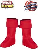  : Childs Captain America Super Hero Costume Boot Covers