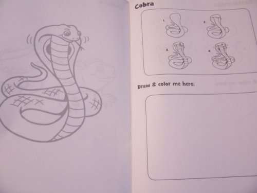 Learn to Draw Book Series ~ Reptiles (Trace, Draw & Color)