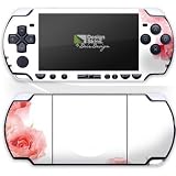 Design Skins for Sony PSP Slim & Lite - Pink Roses Design Folie