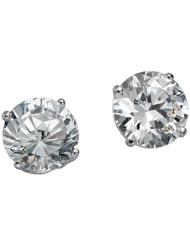 VS 0.20Ct Round Diamond Solitaire Stud Earrings 18k Gold