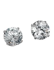 VS 0.20Ct Round Diamond Solitaire Stud Earrings 14K Gold