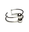 Double Ball Sterling Silver Ear Cuff