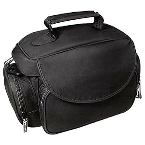 Opteka Microfiber Deluxe Photo/Video Camera Gadget Bag for Canon, Nikon, Sony, Olympus, Kodak, Panasonic, and Fuji Digital Cameras