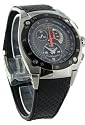 Seiko Sportura Kinetic Mens Chrono Date SS Watch #SNL043P2