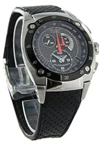 Seiko Sportura Kinetic Mens Chrono Date SS Watch #SNL043P2
